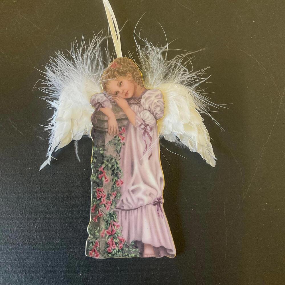 DONNA RICHARDSON Heavenly Innocence SERENITY ANGEL Bradford CHRISTMAS ORNAMENT